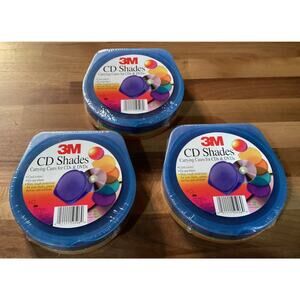 3M CD Shades Carrying Cases For CD’s & DVD’s Pack Of 5 New Lot of 3